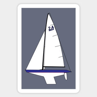 US 2.4 Meter Sailboat Magnet